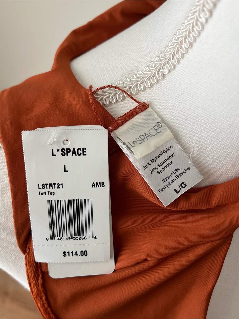 l*space Rust Red Underwire Bikini Set - Picture 7 of 14